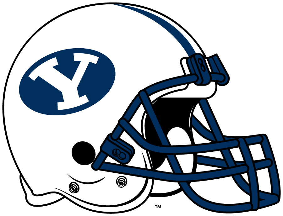 Brigham Young Cougars 2010-2014 Helmet Logo iron on transfers for clothing